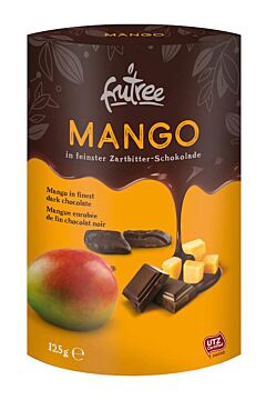 Mango v horkej čokoláde čerstvo vyrobené a balené priamo z baliarne Frutree