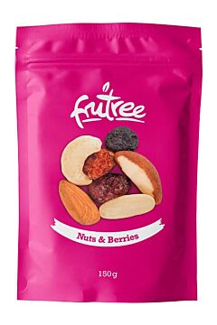 Nuts & Berries - brusnice, čučoriedky, physalis, mandle, kešu, para orechy čerstvo vyrobené a balené priamo z baliarne Frutree
