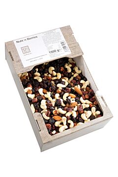 Nuts & Berries - kešu, mandle, lieskovce, brusnice a jahody čerstvo vyrobené a balené priamo z baliarne Frutree